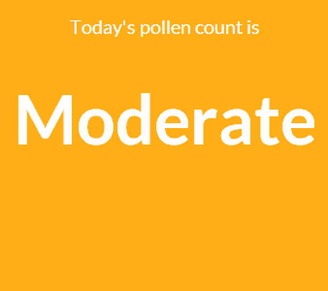 Today's Pollen Count